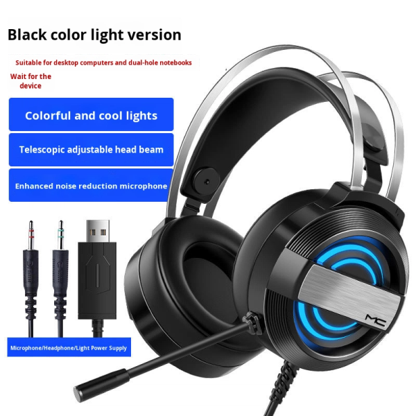 PC Headphones Manufacturer - MC Q9 High Stereo Wired Gamer