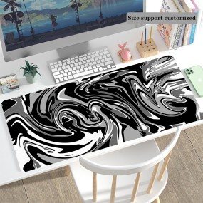 Fluid Pattern Factory - Gray White Mixed Fluid Pattern