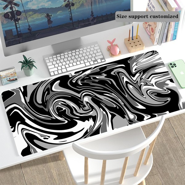 Fluid Pattern Factory - Gray White Mixed Fluid Pattern