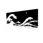 Precision Pad Factory - XXL Large White Japanese Ocean