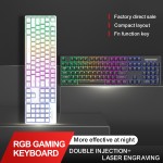 Office Keyboard Supplier - New 104-Key Full-Key USB 2.4G