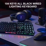 USB Keyboard Supplier - New Personalized 104 Keys Backlit