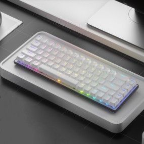 Wireless Keyboard Factory - Wholesale White 68-key