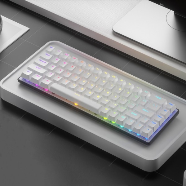 Wireless Keyboard Factory - Wholesale White 68-key
