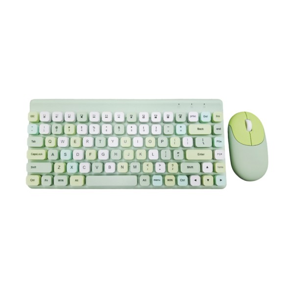 Keyboard Mouse Set Supplier - Cute Portable Colorful Green