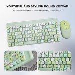 Keyboard Mouse Set Supplier - Cute Portable Colorful Green