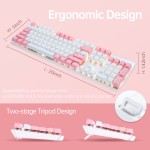 Mechanical Keyboard Supplier - Hexgears GK715S White Pink