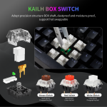 Gaming Keyboard Factory - Hexgears GK13 Black Ergonomic