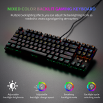 Gaming Keyboard Factory - Hexgears GK13 Black Ergonomic