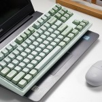 Retro Keyboard Supplier - 75% Keyboard PBT Green Retro