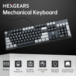 Gaming Keyboard Factory - Hexgears GK715S Black Grey