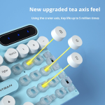 Programmable Keyboard Manufacturer - PK100 Mini RGB Capacitive 104 Keys