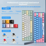 Mechanical Keyboard Manufacturer - Portable 61 Keys Green Axis RGB