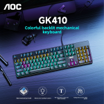 Gaming Keyboard Factory - GK410 Wired USB Mixed Light Switches