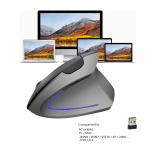 Ergonomic Mouse Manufacturer - Customized Dual Mode 2.4GHz BT