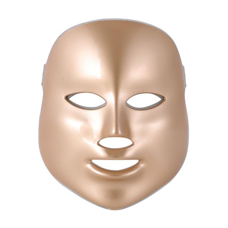 7 Colors LED Handheld Facial Shield Photon Therapy Tool for Skin Care Anti-Acne Wrinkle Removal Rejuvenation