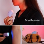 Hot Selling Led Face Light Therapy Beauty Equipment Red Blue Light Therapy Device Microcurrent Red Light Therapy Wand