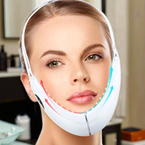 NEW EMS Double Chin V Shape Lift Belt Facial Lifting Massager 5 Modes Face Slimming Vibration Face Lift Tighten Device Skin Care