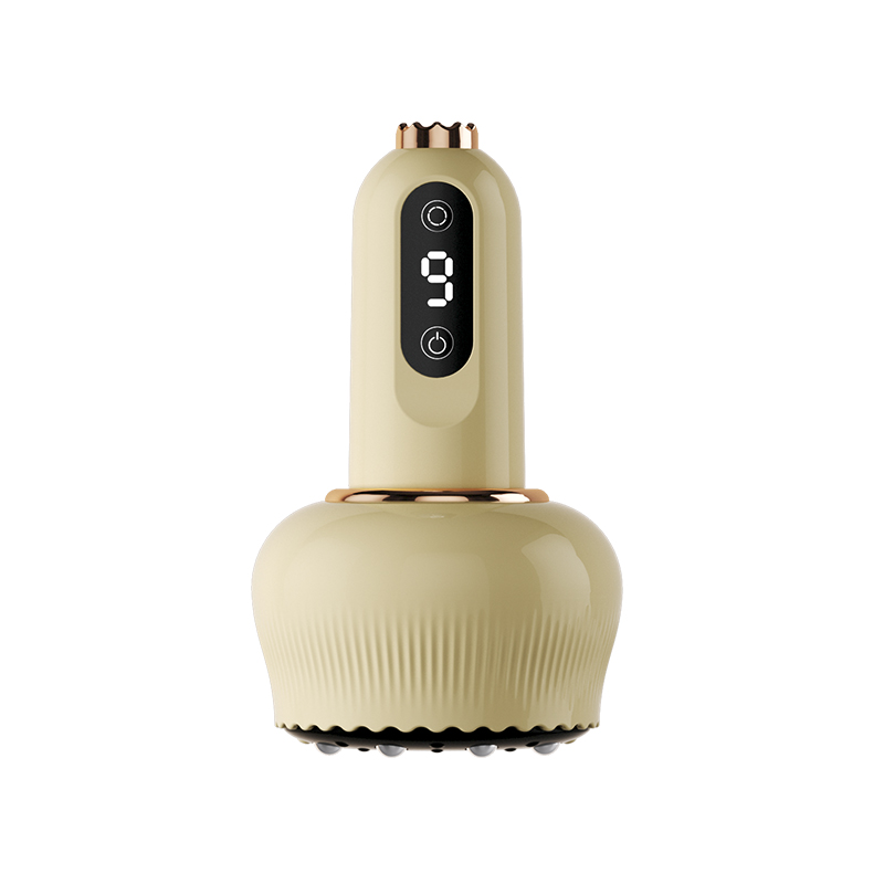 Smart Electric Wireless Scraping Device Cupping Massage for Back Neck Arm Heating Suction Cup for Body Fatigue Makeup Tools