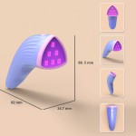 Skin Care Home Use Beauty Skincare Portable Anti-aging Wand Led Red & Blue Face Face Light Therapy Device