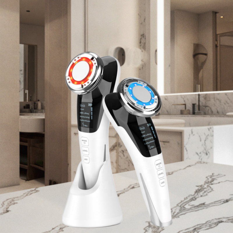 Radio Frequency Skin Tightening Machine Facial Neck Anti-Aging Device Microcurrent Lifting Massager Wrinkle Reduction Firming