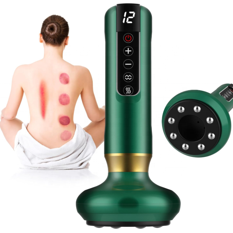 2025 New Cordless Electric Handheld Cellulite Massager with 12 Suction Modes Cellulite Remover Tool for Body Massage