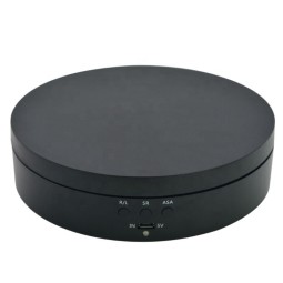 3速电动旋转展示架360度珠宝转盘旋转底座旋转台用于摄影视频拍摄道具