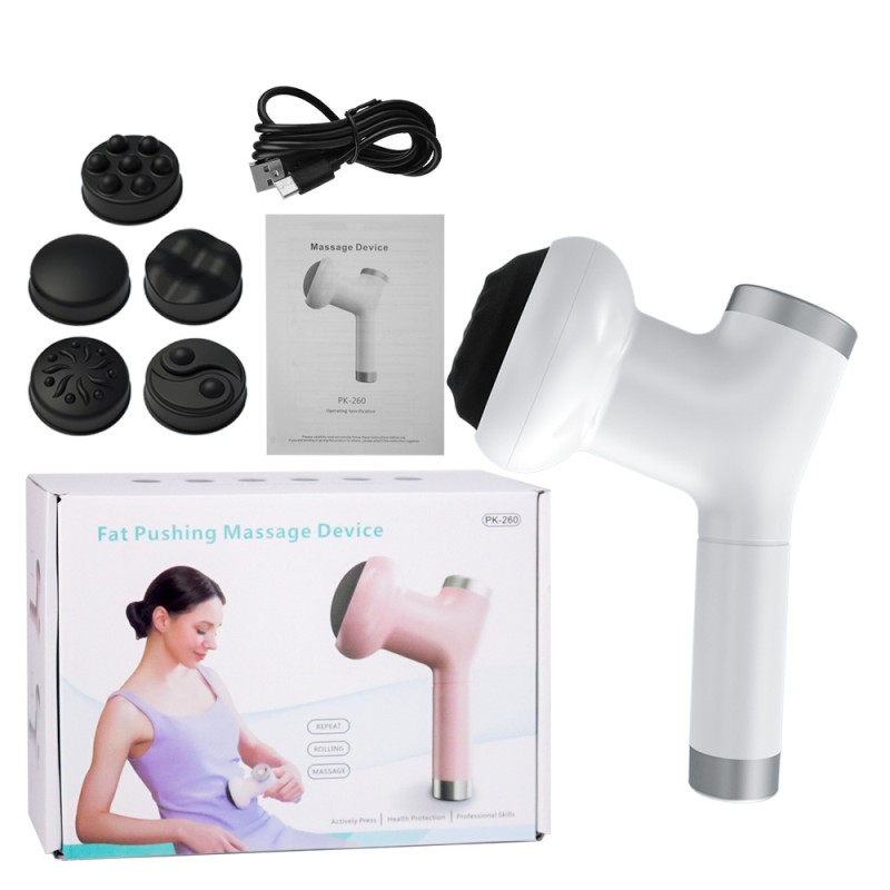Portable Mini Massage Gun Kneading Fat Burner for Body Slimming Cellulite Relief with Relaxation for Arm Leg Hand Foot