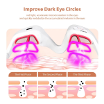 眼部皮肤护理红光治疗设备爽肤水微电流眼部按摩器去除眼袋黑眼圈眼部提升机