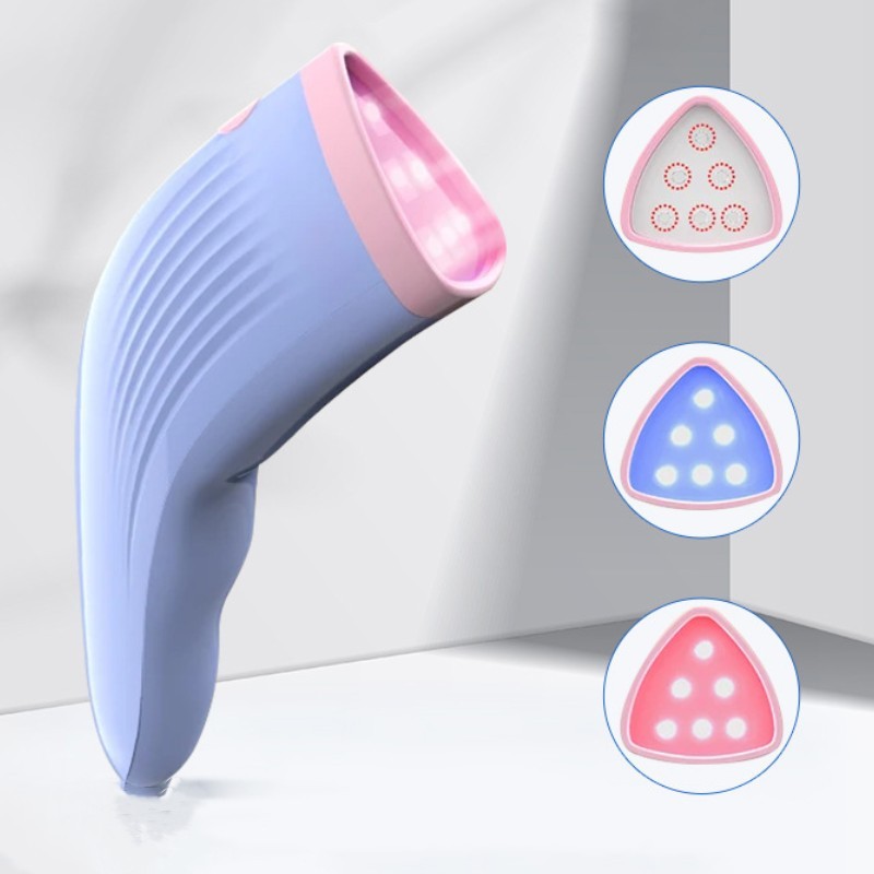 Hot Selling Led Face Light Therapy Beauty Equipment Red Blue Light Therapy Device Microcurrent Red Light Therapy Wand