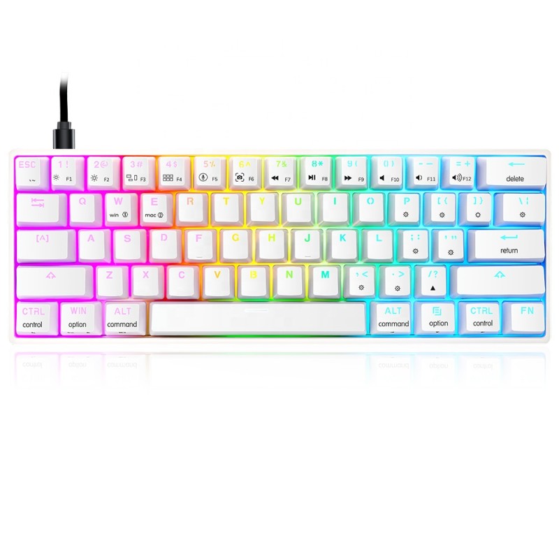 Custom Logo Supplier - 61 Keys Gaming Mechanical Keyboard Custom