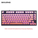 Pudding Keycaps Factory - Skyloong Twilight White Pudding Keycaps