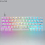 Waterproof Keyboard Supplier - SK61 61Keys Mini Pink/white