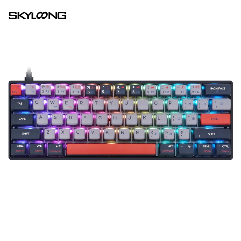 QMK Keyboard Factory - Skyloong 60% QMK VIA Mechanical