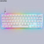 Waterproof Keyboard Supplier - SK61 61Keys Mini Pink/white