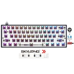 Wooden Case Factory - Customized 61 Keys RGB Hot Swap