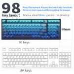 Theme Keyboard Supplier - Skylooy Flash Blue Theme Wireless