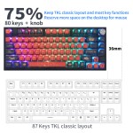 Wireless Keyboard Manufacturer - Skyloong Jiuwei Red Layout