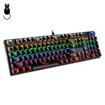 Steampunk Keyboard Factory - 104Key Metal Panel Gaming Mechanical Keyboard