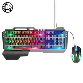 Gaming Keyboard Mouse Combo Factory - OEM Waterproof RGB Backlit Mechanical