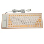 Folding Silicone Keyboard Factory - Portable Waterproof Two-color Game Keyboard