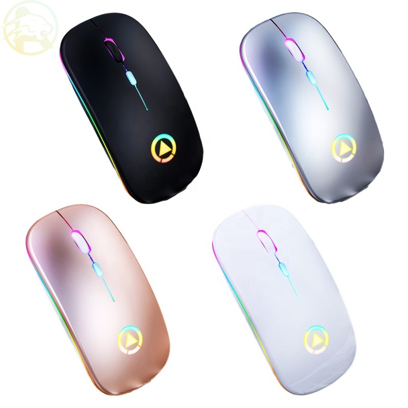 Wireless Mouse Factory - Mini Rechargeable 2.4G Ultra-thin Mute LED Light
