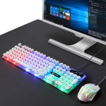 Gaming Keyboard Mouse Set Manufacturer - Wired Pad LED White Combo