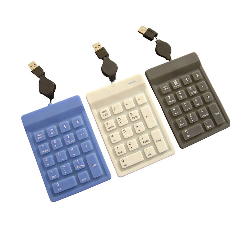 Silicone Numeric Keyboard Factory - Fully Sealed Waterproof Dustproof Portable