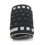 Folding Silicone Keyboard Factory - Portable Waterproof Two-color Game Keyboard