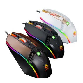 Game Mouse Manufacturer - Color LED Adjustable Wired Mechanical Factory Price