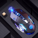 Game Mouse Manufacturer - 1600DPI Radio Blue Light Effect Desktop Accessory