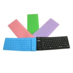 Wireless Silicone Keyboard Factory - Wholesale Foldable 84 Keys Soft Flexible
