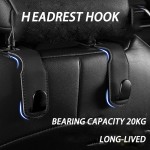Headrest Hanger Supplier - PU Leather Car Back Seat Headrest
