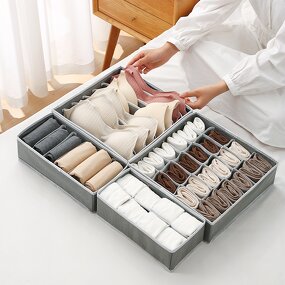 Drawer Organizer Supplier - 4pcs Set Closet Organizer